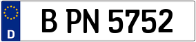 Truck License Plate